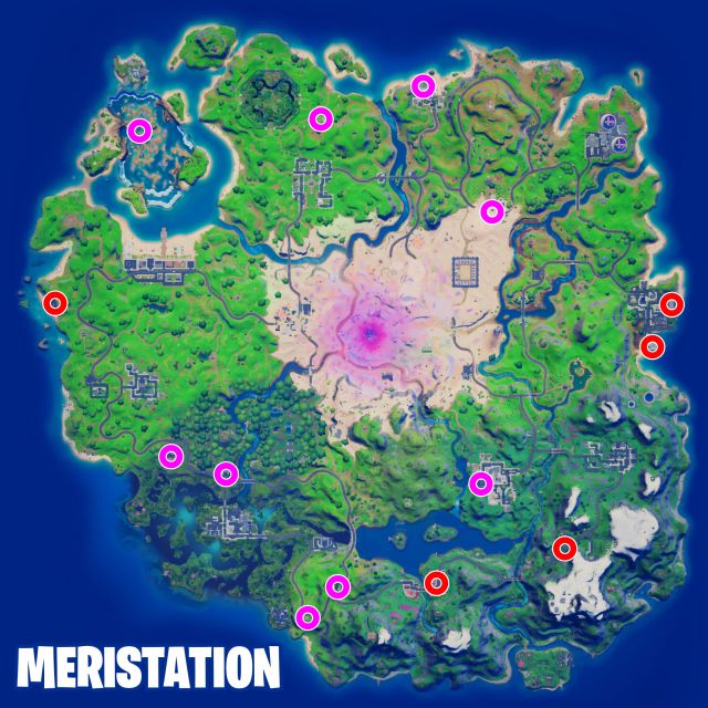 fortnite capitulo 2 temporada 5 bancos de mejora mejorar armas ubicacion personajes