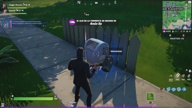 fortnite capitulo 2 temporada 5 misiones semana 2 mision encuentra pistas en parque placentero setos sagrados y albercas adormecidas