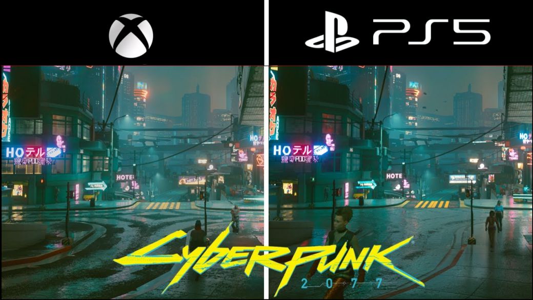 Cyberpunk 2077 comparativa gráfica PS4 y Xbox One vs PS5