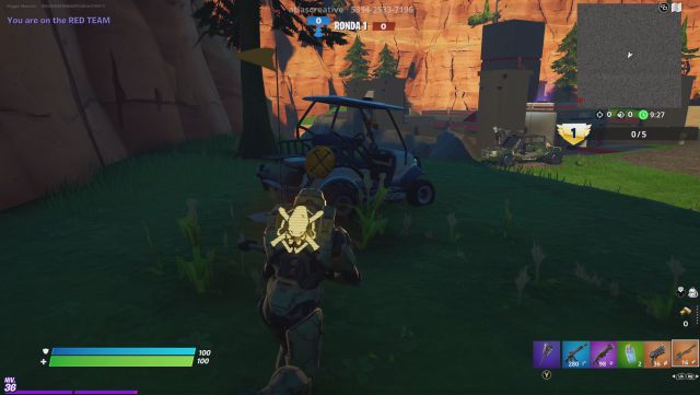 fortnite capitulo 2 temporada 5 halo capturar la bandera clb ctf blood gulch