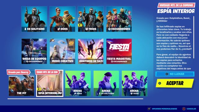 fortnite capitulo 2 temporada 5 evento el espia interior misiones among us