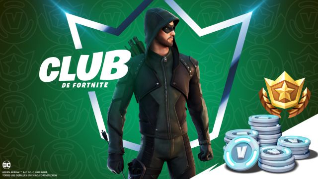 fortnite capitulo 2 temporada 5 club de fortnite skin gratis green arrow dc comics enero 2021