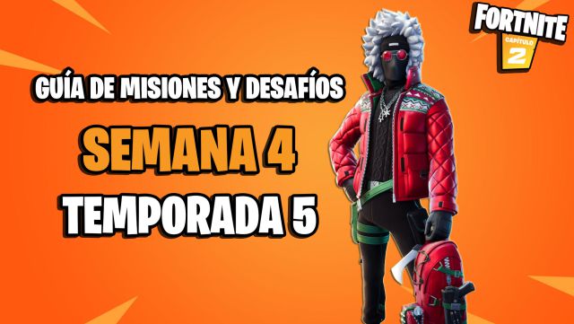 fortnite capitulo 2 temporada 5 desafios misiones semana 4