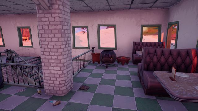 fortnite capitulo 2 temporada 5 desafios misiones semana 4 desafio mision enciendete y baila en un templo tomate cerca de pozo de pizza o camioneta de pizza