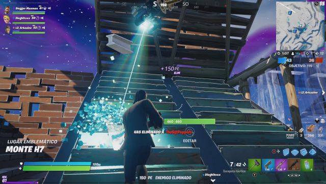 fortnite capitulo 2 temporada 5 desafios misiones semana 4 desafio mision eliminaciones con salud y escudos al máximo