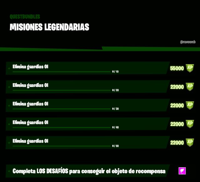 fortnite capitulo 2 temporada 5 desafios misiones filtradas semana 5