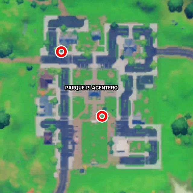 fortnite capitulo 2 temporada 5 desafios misiones semana 5 desafio mision entierra gnomos en parque placentero o ciudad comercio