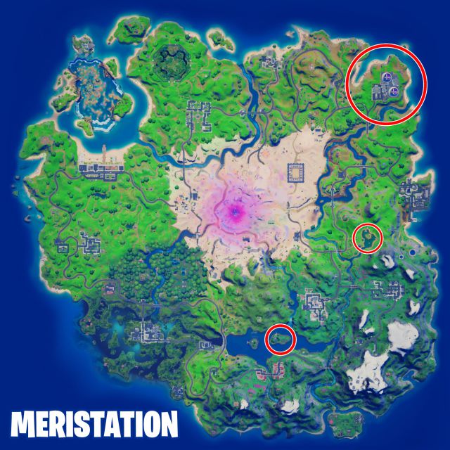fortnite capitulo 2 temporada 5 desafios misiones semana 6 desafio mision haz explotar zonas de pesca en la isla de albercas adormecidas lago canoa y cerca de acumulaciones airadas