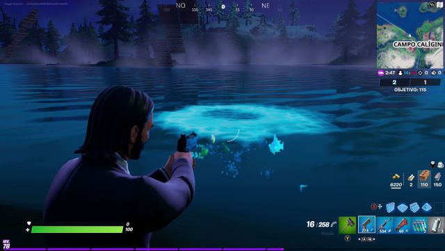 fortnite capitulo 2 temporada 5 desafios misiones semana 6 desafio mision haz explotar zonas de pesca