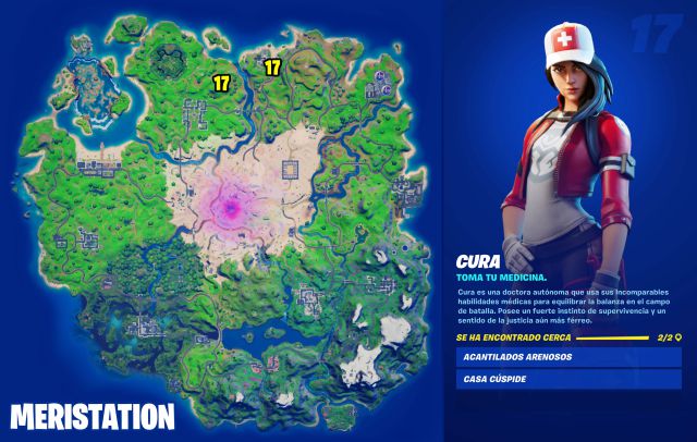 fortnite capitulo 2 temporada 5 desafios misiones cazador de la jungla depredador desafio mision habla con caudillo carnico cura y muñeco de prueba