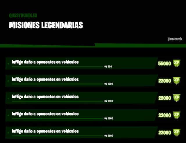 fortnite capitulo 2 temporada 5 desafios misiones filtradas semana 7