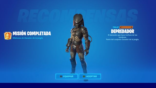 fortnite capitulo 2 temporada 5 desafios misiones cazador de la jungla depredador desafio mision derrota a depredador