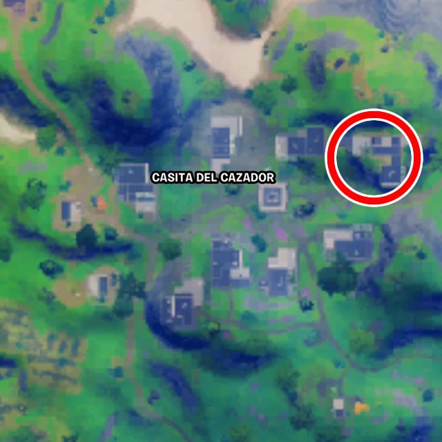 fortnite capitulo 2 temporada 5 desafios misiones cazador de la jungla depredador desafio mision visita el apartamento de depredador en casita del cazador como depredador