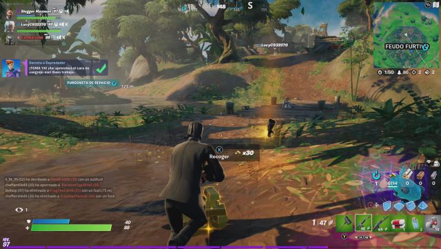 fortnite capitulo 2 temporada 5 desafios misiones cazador de la jungla skin depredador como conseguirlo