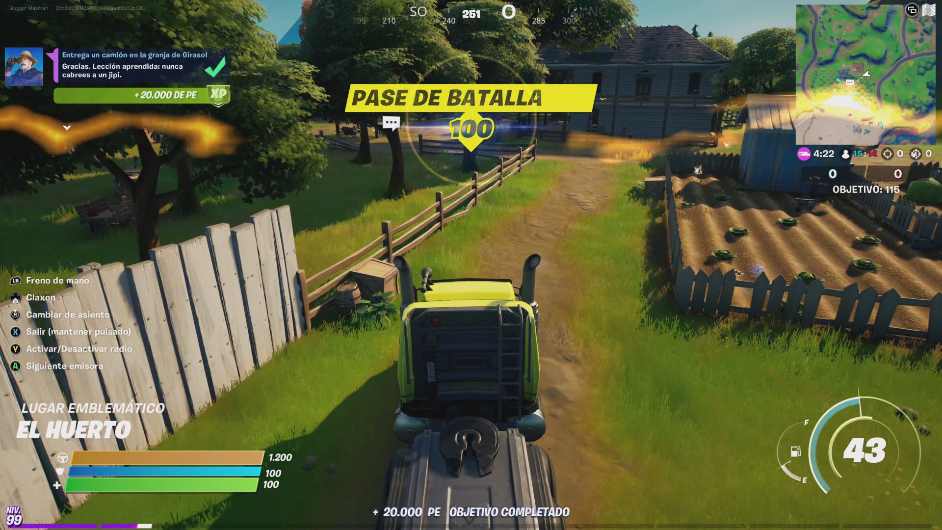 Dónde está la Granja de Girasol para entregar un camión en Fortnite  Temporada 5? - MeriStation