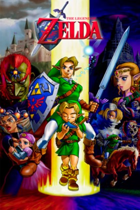 Carátula de The Legend of Zelda: The Ocarina of Time