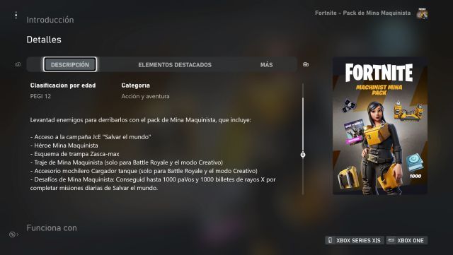 fortnite capitulo 2 temporada 5 pack mina maquinista skin salvar el mundo battle royale creativo