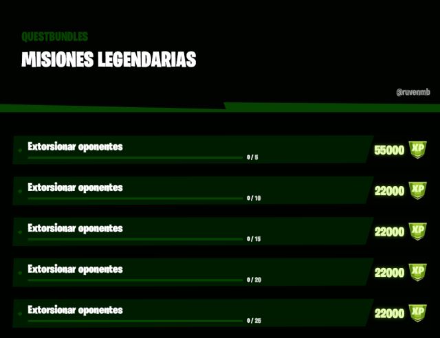 fortnite capitulo 2 temporada 5 desafios misiones filtradas semana 9