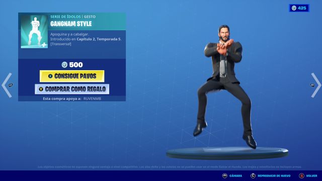 fortnite capitulo 2 temporada 5 gangnam style baile como conseguirlo cuanto cuesta