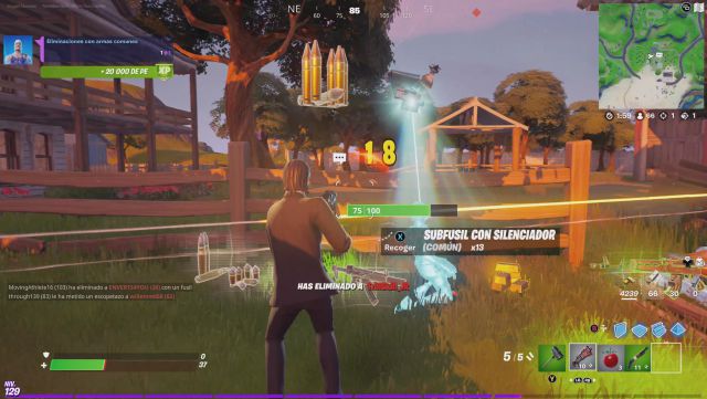 fortnite capitulo 2 temporada 5 desafios misiones semana 10 desafio mision eliminaciones con armas comunes