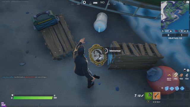 fortnite capitulo 2 temporada 5 desafios misiones semana 12 desafio mision encuentra un retrato de familia en un naufragio