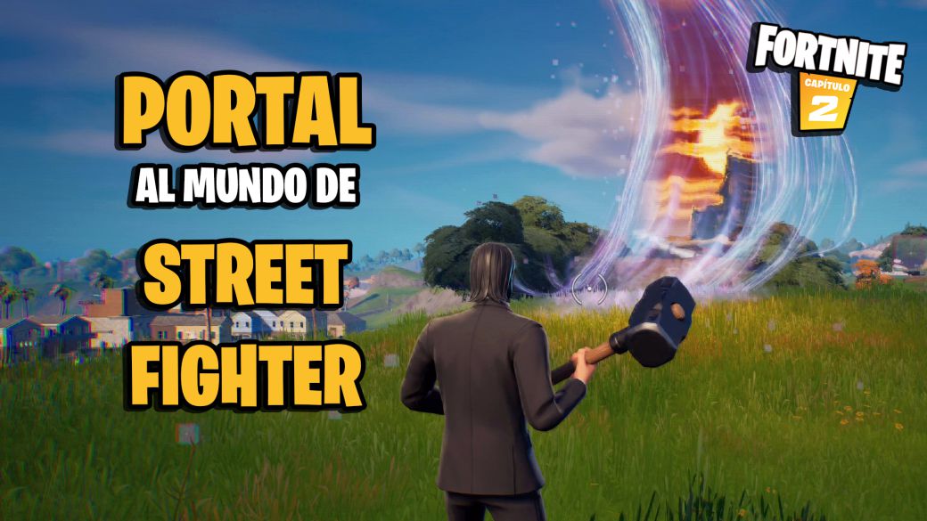 fortnite capitulo 2 temporada 5 portal street fighter skin ryu