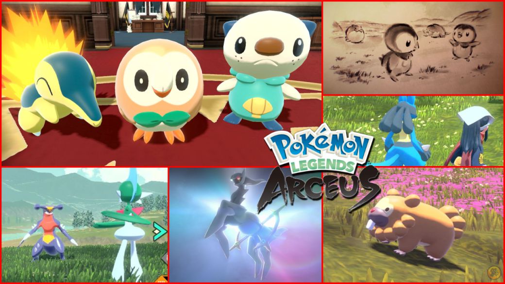 Leyendas Pokémon Arceus Todos los Pokémon confirmados