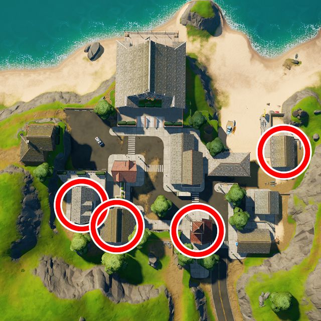 fortnite capitulo 2 temporada 5 desafios misiones semana 14 desafio mision reune libros de recetas en parque placentero y acantilados arenosos