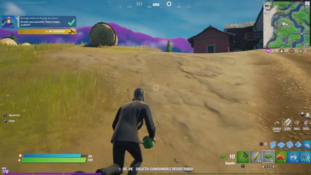 fortnite capitulo 2 temporada 5 desafios misiones semana 14 desafio mision consigue barras para contratar a un personaje