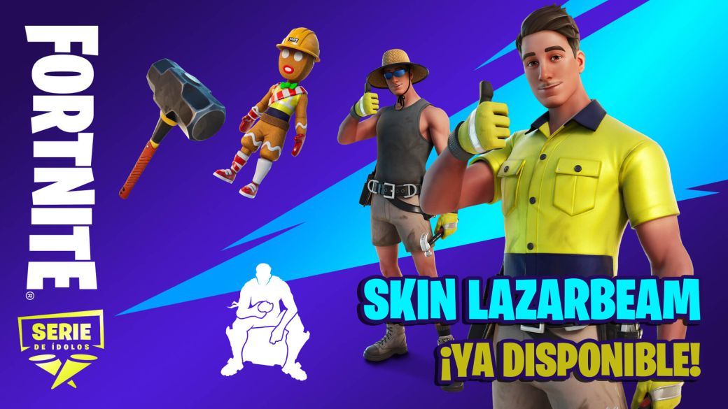 Lazarbeam Playing Fortnite Battle Royale Fortnite Skin Lazarbeam Ya Disponible Precio Y Contenidos Meristation