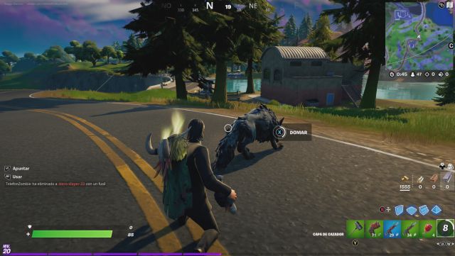 fortnite capitulo 2 temporada 6 lobos como domar domesticar