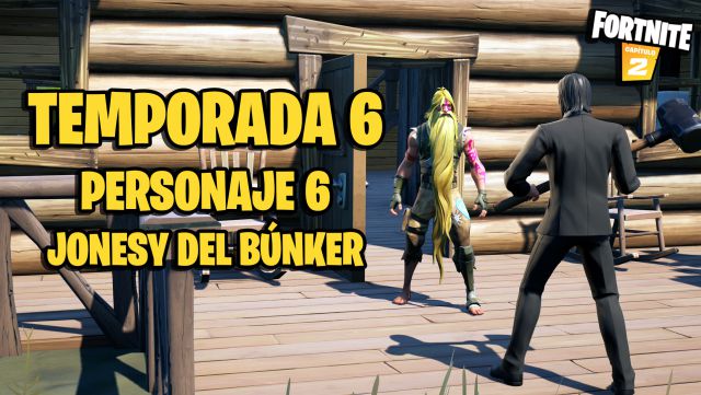 fortnite capitulo 2 temporada 6 personaje 6 jonesy del bunker npc