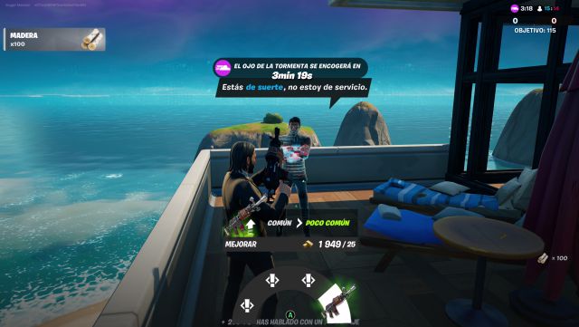 fortnite capitulo 2 temporada 6 bancos de mejora mejorar armas ubicacion personajes