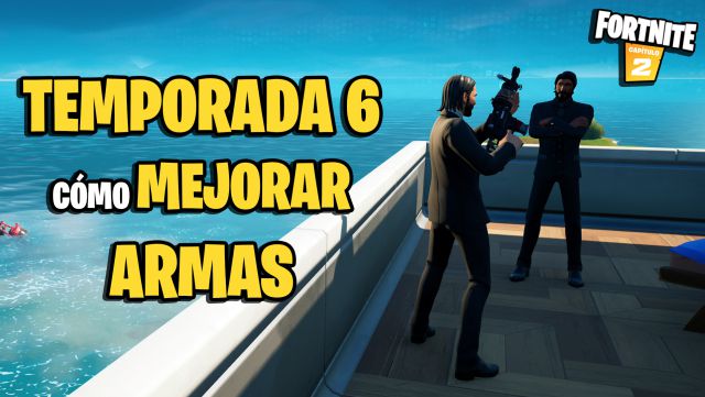 fortnite capitulo 2 temporada 6 bancos de mejora mejorar armas ubicacion personajes