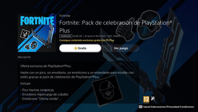 fortnite capitulo 2 temporada 6 pack de celebracion playstation plus gratis como descargar