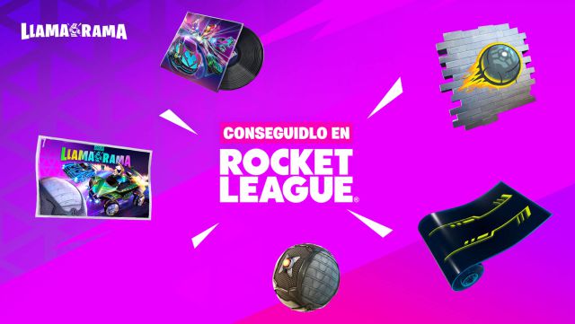 fortnite capitulo 2 temporada 6 llamarama 2021 evento rocket league