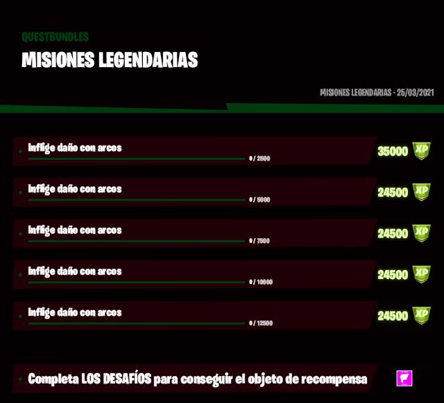 fortnite capitulo 2 temporada 6 desafios misiones