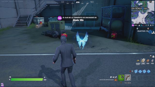 fortnite capitulo 2 temporada 6 desafios misiones agente jones desafio mision investiga una anomalia detectada cerca de rincon rencoroso