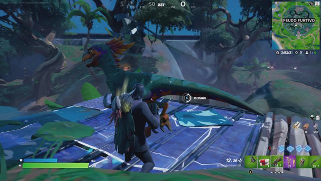 fortnite capitulo 2 temporada 6 dinosaurio dinosaurios velociraptor como domar domesticar