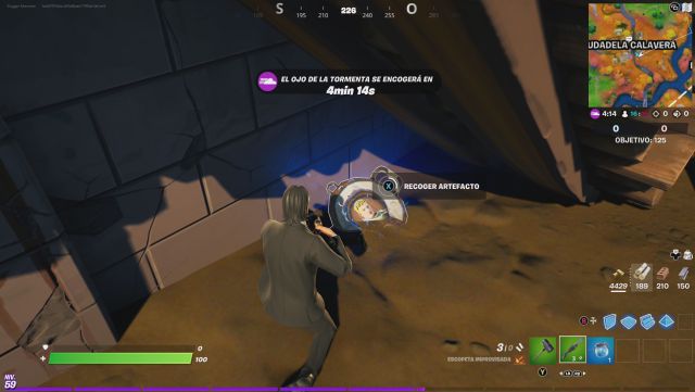 fortnite capitulo 2 temporada 6 desafios misiones la aguja desafio mision recoge artefactos para tarana