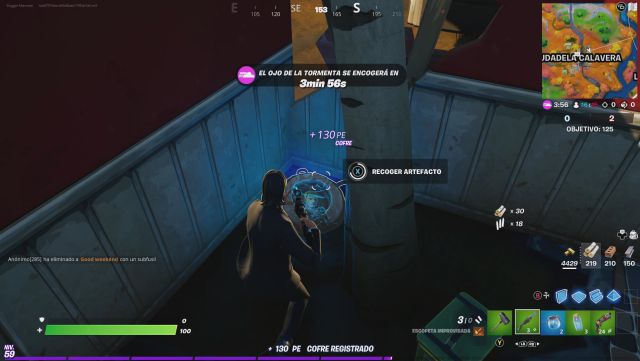 fortnite capitulo 2 temporada 6 desafios misiones la aguja desafio mision recoge artefactos para tarana