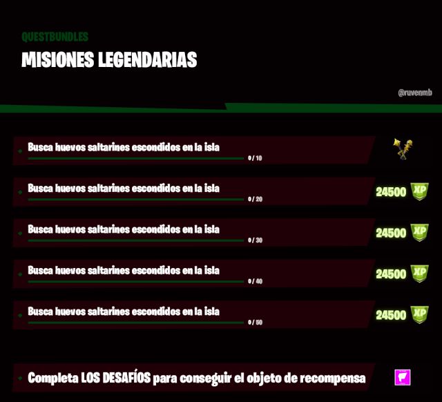 fortnite capitulo 2 temporada 6 desafios misiones semana 3