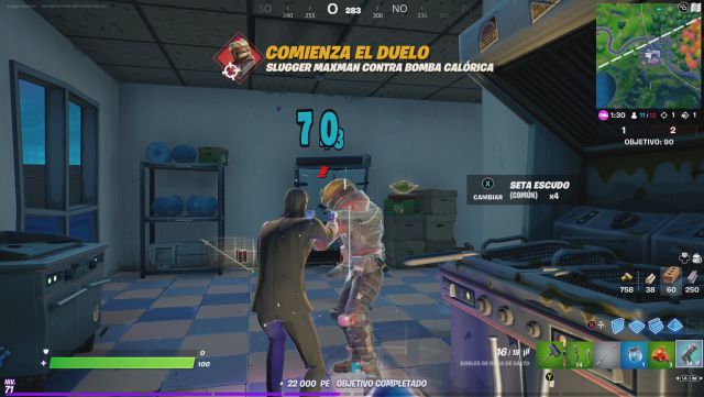 fortnite capitulo 2 temporada 6 desafios misiones semana 3 desafio mision inflige daño desde 20 metros o mas con una pistola