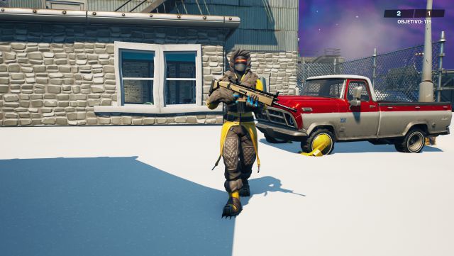 fortnite capitulo 2 temporada 6 desafios misiones semana 3 desafio mision elimina a velocirraptor cenit o parchenegro