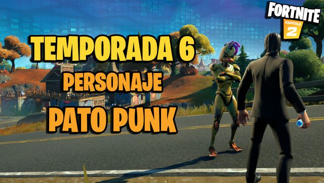 fortnite capitulo 2 temporada 6 personaje pato punk npc