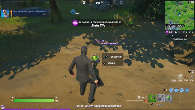 fortnite capitulo 2 temporada 6 desafios misiones semana 3 desafio mision busca huevos saltarines escondidos en la isla