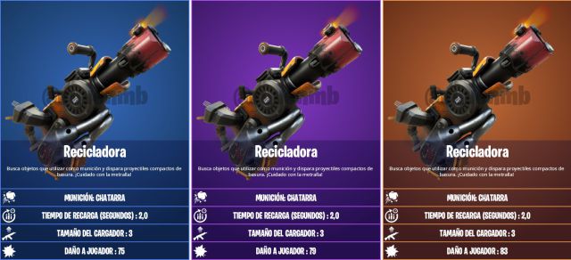 fortnite capitulo 2 temporada 6 nueva arma recicladora chatarra