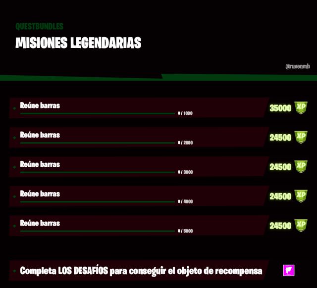 fortnite capitulo 2 temporada 6 desafios misiones semana 5
