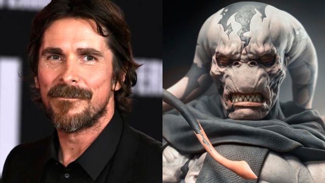 Christian Bale y su nuevo cambio físico como Gorr en nuevas fotos de