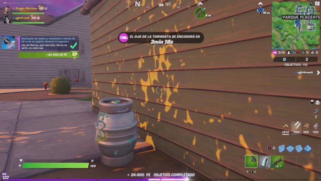 fortnite capitulo 2 temporada 6 desafios misiones semana 6 desafio mision disfrazate de objeto y mantente a menos de 20 m de un jugador durante 3 segundos